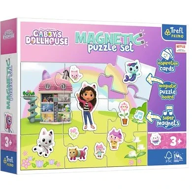 Trefl Puzzle magnetyczne Poznaj Świat Gabi 93383