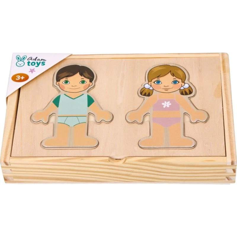 Adamtoys Ubieranka magnetyczna Dzieci Świata