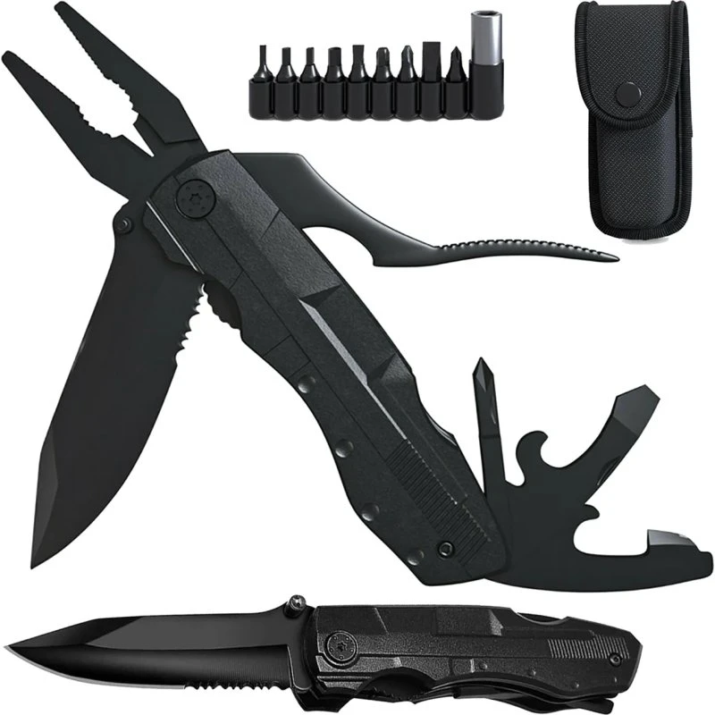 SILVERLINE Multitool 20w1 Wielofunkcyjny Scyzoryk z Etui