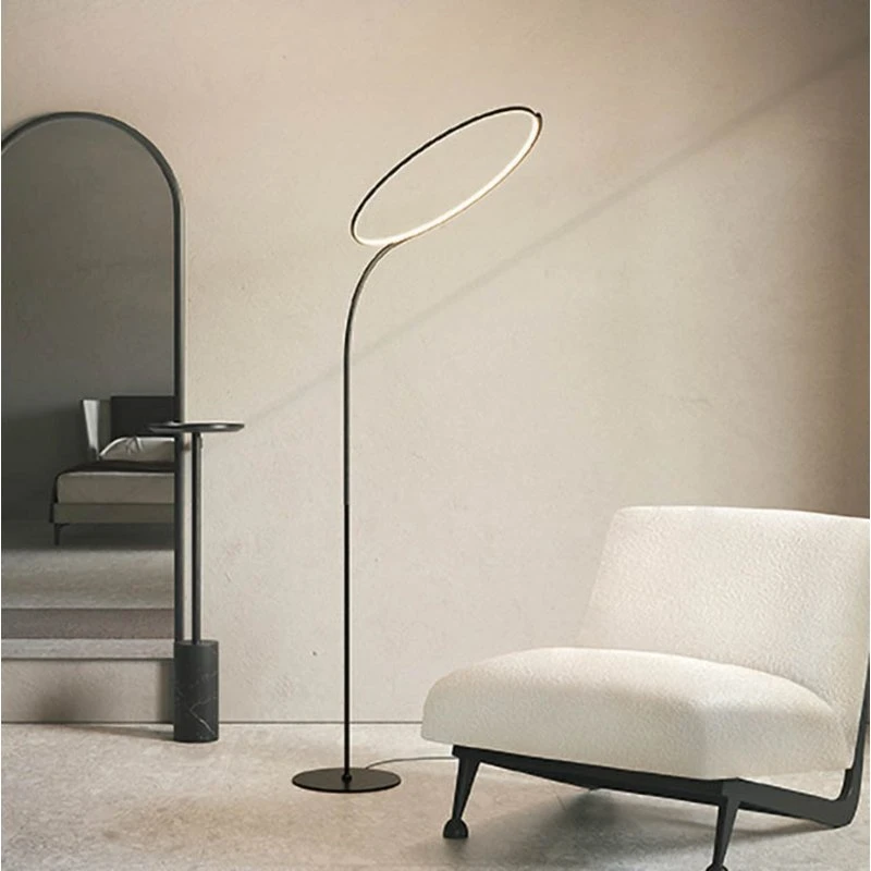 KDLN Poise Lampa Podłogowa LED Czarna, 196 cm, Ściemnialna