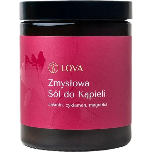LOVA Zmysłowa sól do kąpieli Jaśmin Cyklamen Magnolia 180g