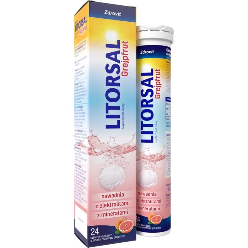 Zdrovit Litorsal Grejpfrut 24 tabletki musujące
