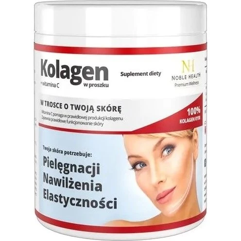 Noble Health Kolagen + Witamina C, proszek 100 g