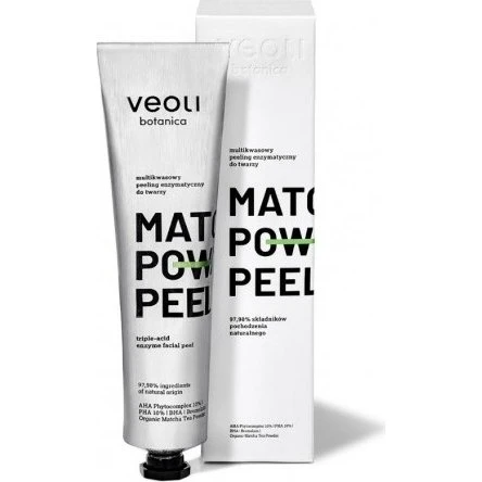 Veoli Botanica Matcha Power Peel – Multikwasowy peeling enzymatyczny 75 ml