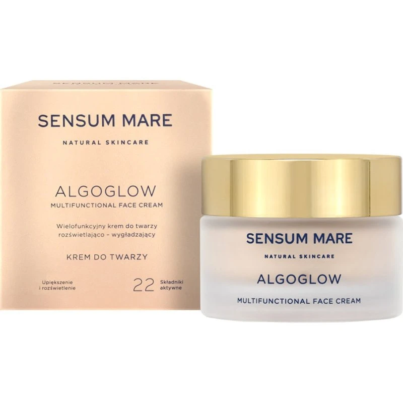 Sensum Mare Algoglow wielofunkcyjny krem rozświetlająco-wygładzający 50ml