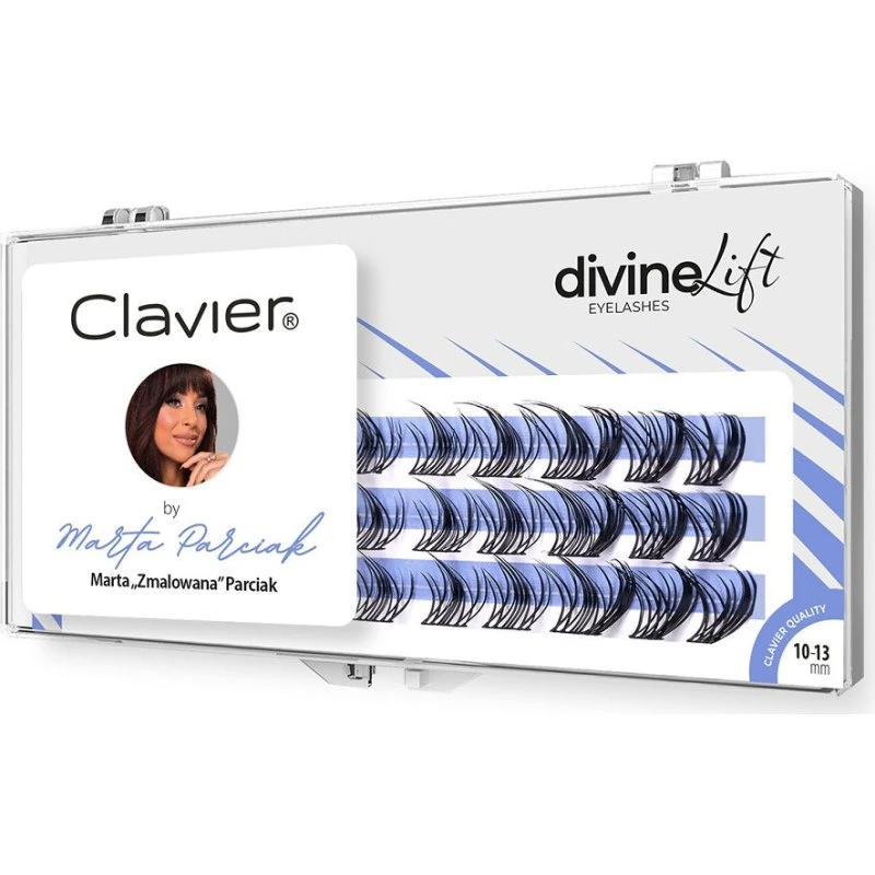 Clavier Divine Lift by Marta „Zmalowana” Parciak kępki rzęs 10-13mm