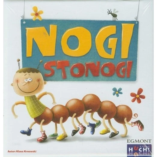 Egmont Nogi Stonogi - Gra planszowa edukacyjna dla dzieci 4+