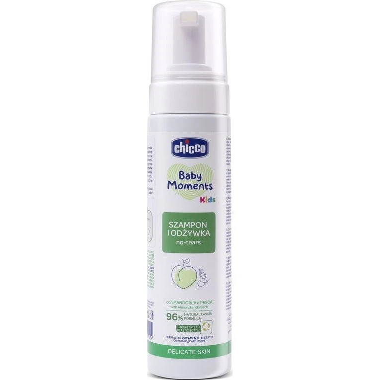 Chicco Baby Moments Kids szampon i odżywka 2w1 150ml