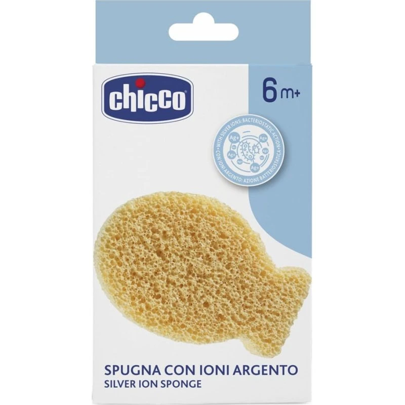 Chicco Gąbka z jonami srebra Rybka