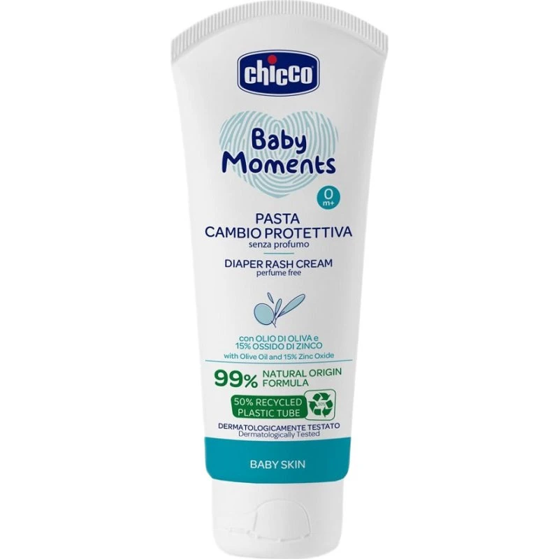 Chicco Baby Moments bezzapachowy krem na wysypkę pieluszkową 100ml