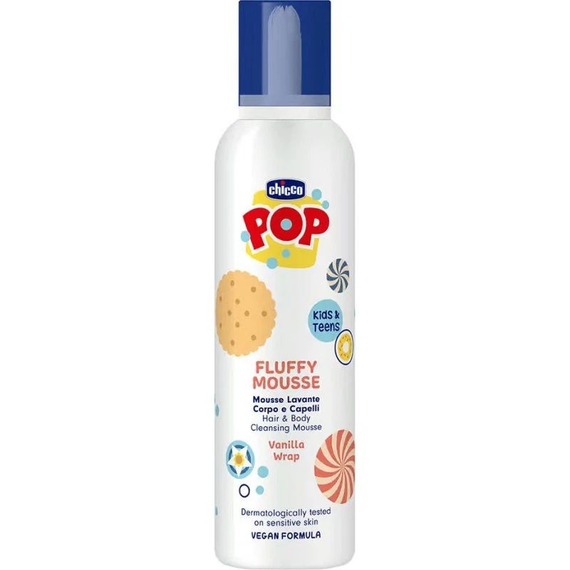 Chicco Pop pianka do mycia ciała i włosów 200ml