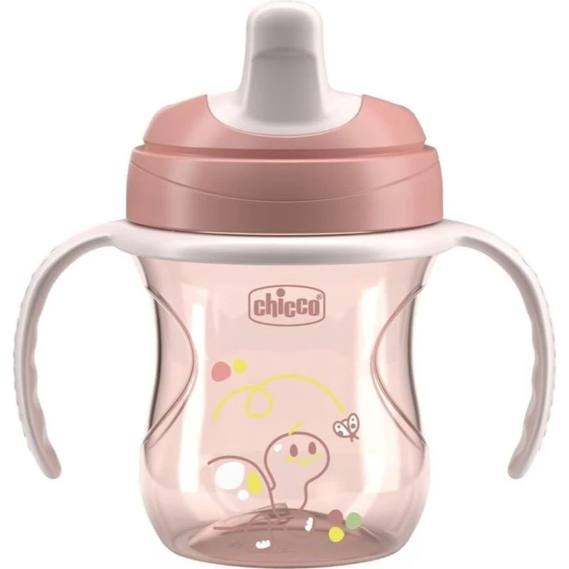 Chicco Kubek treningowy niekapek Brzoskwiniowy 200ml 6m+