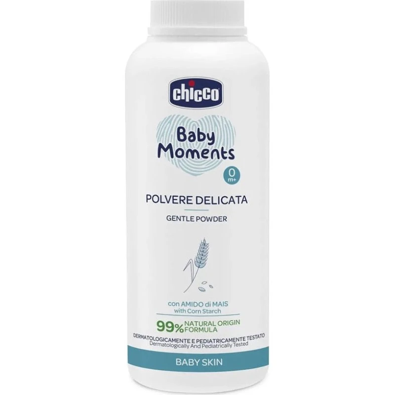 Chicco Baby Moments delikatny puder dla dzieci 0m+ 130g