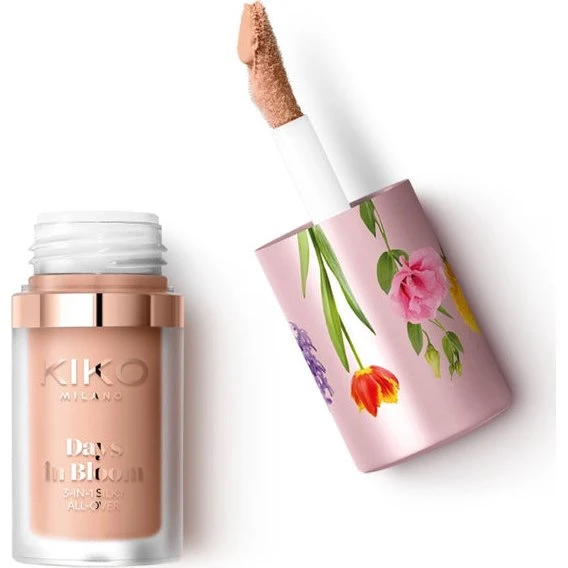 KIKO Milano Days In Bloom 3-in-1 Silky All-Over Fluid 04 Mauve Infusion 4ml