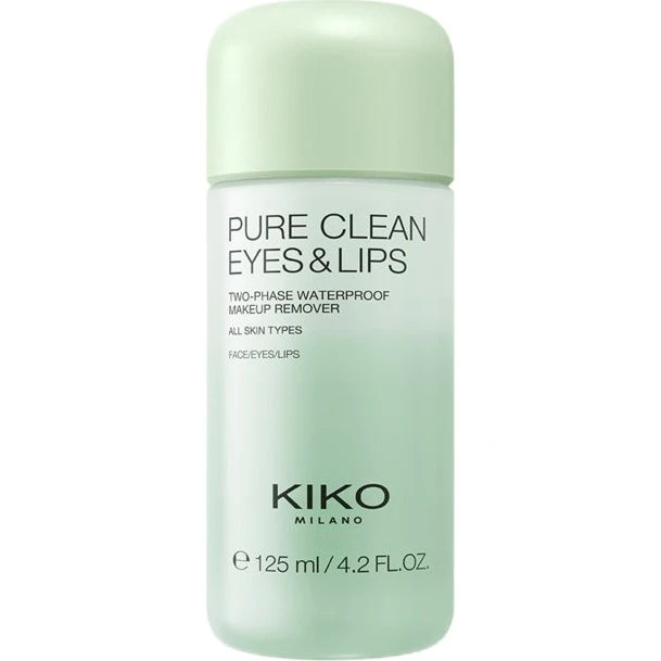 KIKO Milano Pure Clean Eyes&Lips dwufazowy płyn do demakijażu 125ml