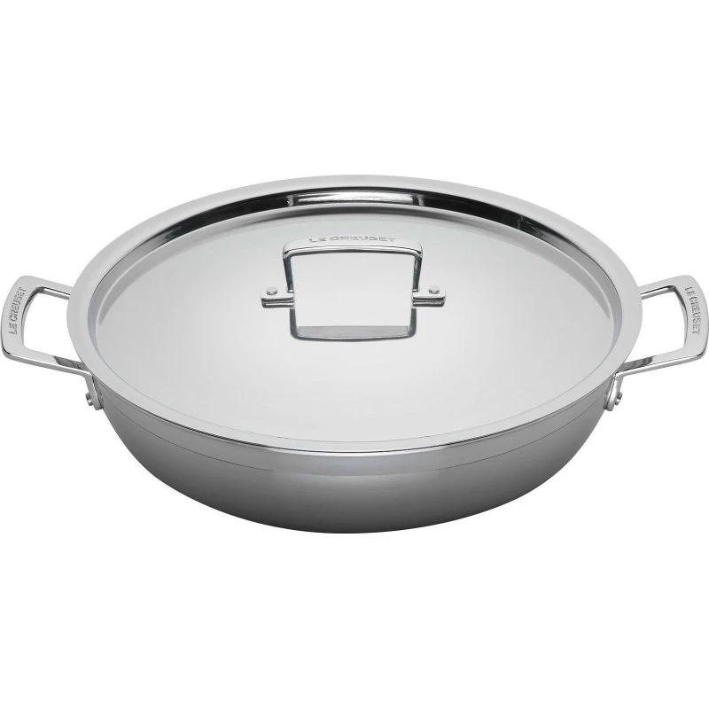 Le Creuset Patelnia 3-PLY 30 cm ze stali nierdzewnej z pokrywką