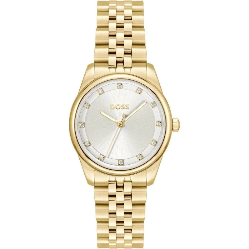 BOSS Graceful Precious 1502810 Zegarek damska srebrny