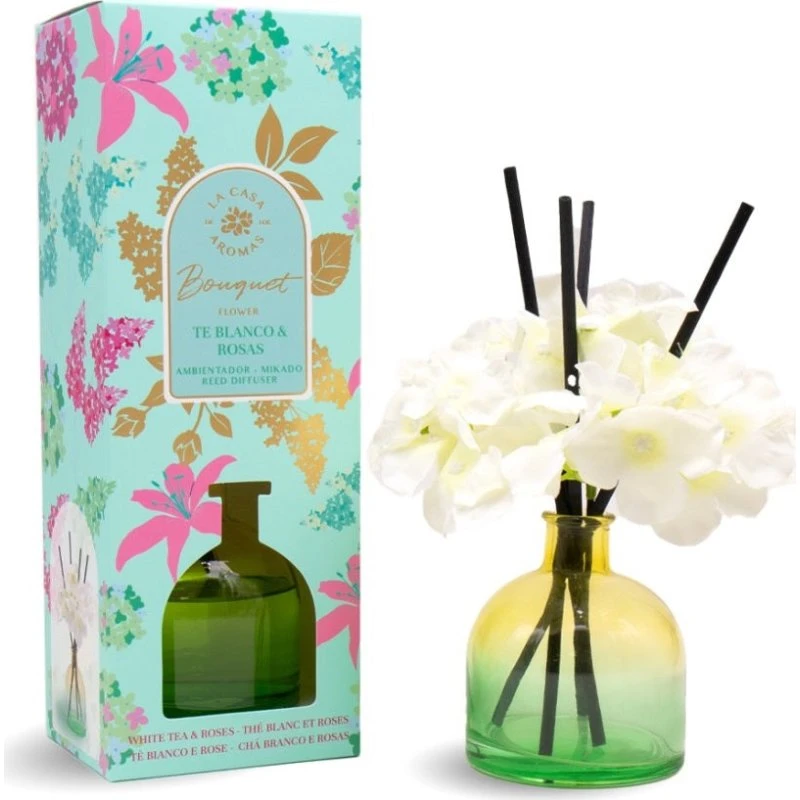 La Casa de los Aromas Flower Bouquet Biała Herbata & Róże 170ml
