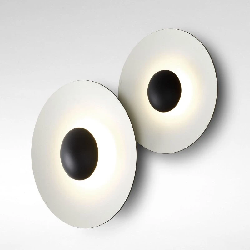 Marset Ginger 42 C Lampa Ścienna Wenge-White Ø42cm