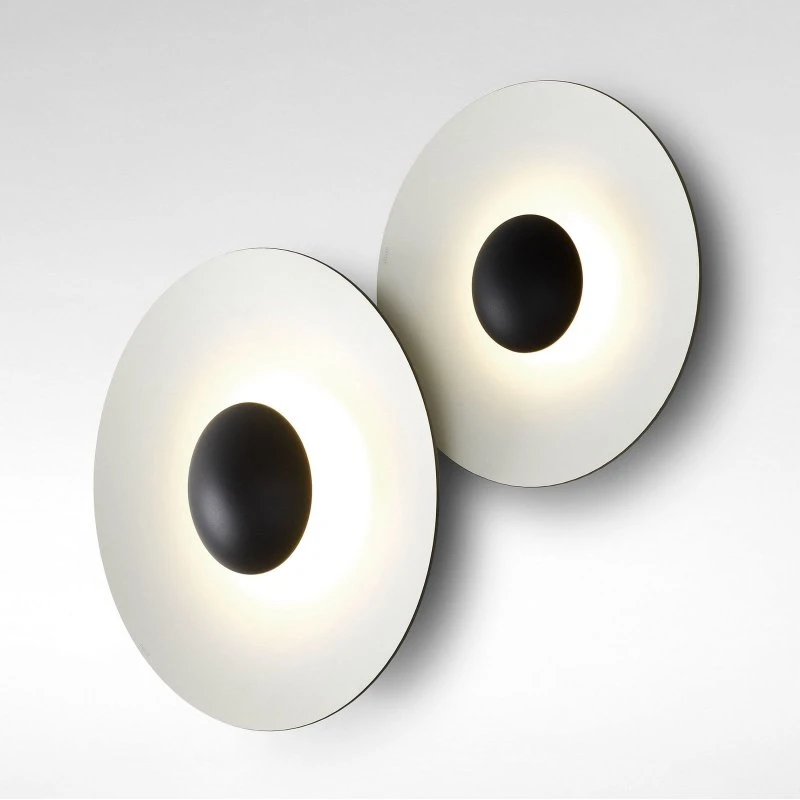 Marset Ginger 20C Kinkiet LED Ø20cm Dąb/Biały