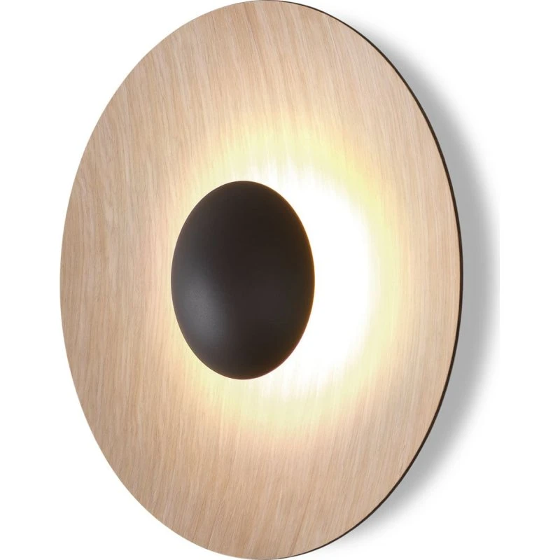 Marset Ginger 20C Kinkiet LED Dąb/Dąb Ø19,5 cm