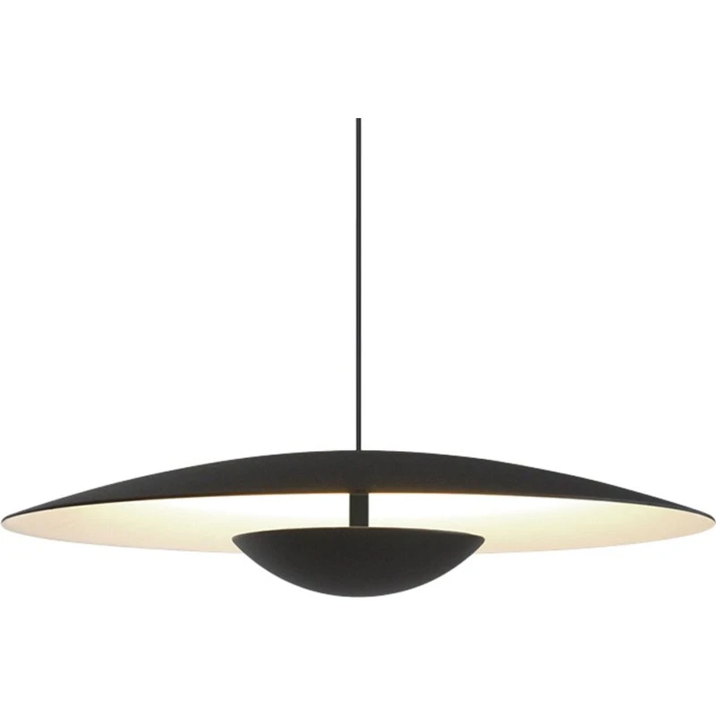 MARSET Lampa wisząca LED Ginger Triac Ø32cm czarno-biała