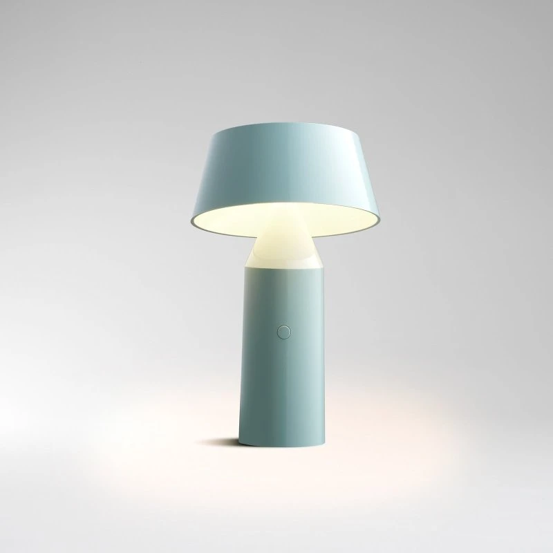 MARSET Bicoca LED Lampa stołowa z akumulatorem, jasnoniebieska