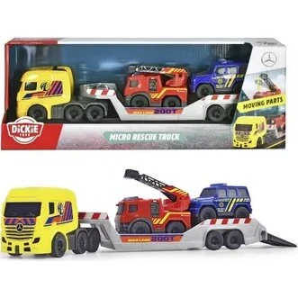 Dickie Toys Simba AUTO CIEŻAR LAWETA 32cm z Pojazdami Ratunkowymi