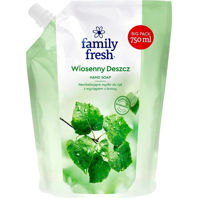 Family Fresh Wiosenny Deszcz mydło do rąk z brzozą 750ml