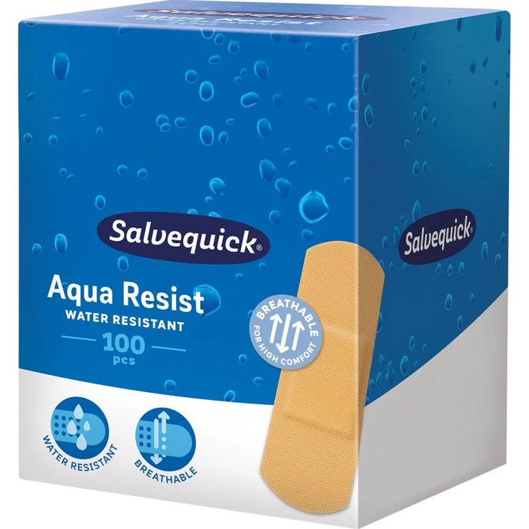 Salvequick Aqua Resist plastry wodoodporne S, 100 szt.