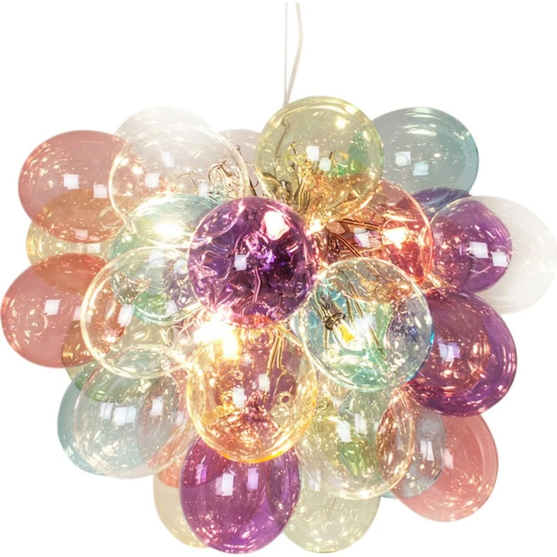 By Rydéns Gross Lampa Wisząca Ø50 Multi - kolorowa szklana