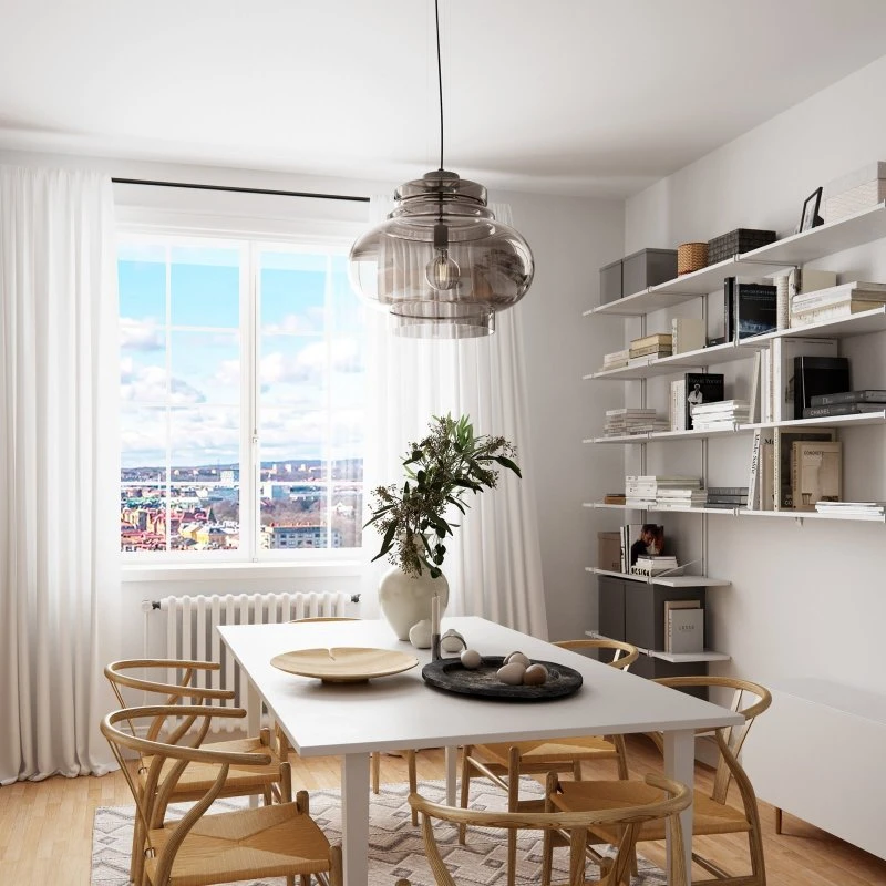 By Rydéns Lampa wisząca Dolores Ø30 Grey