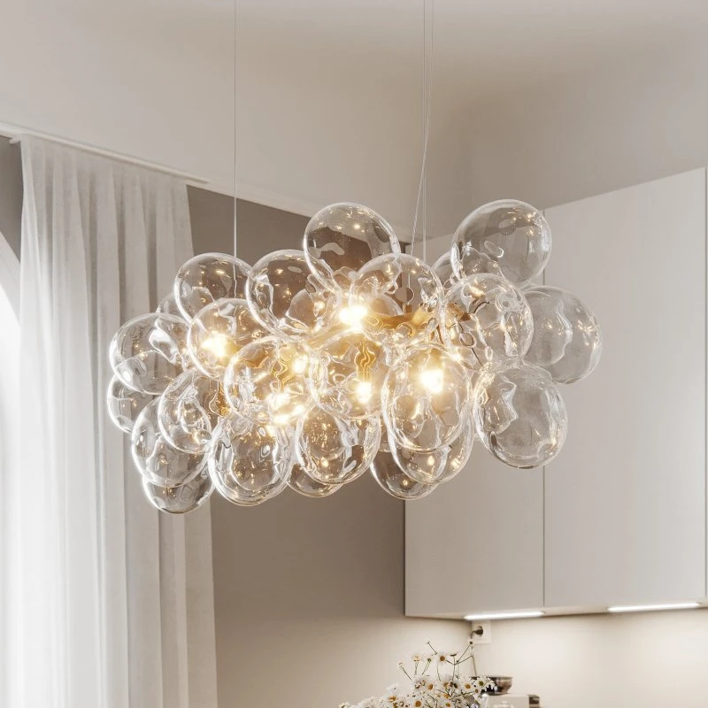 By Rydéns Lampa Wisząca Gross Bar L80 Mosiądz/Przezroczysty