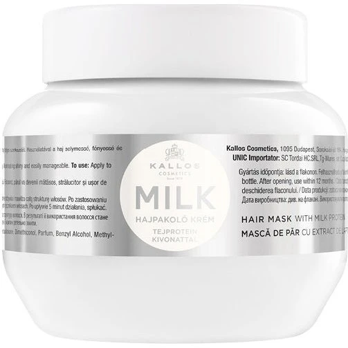 Kallos Maska do włosów Milk Hair Mask z proteinami mleka 275ml
