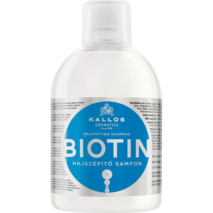 Kallos KJMN Szampon Biotin 1000 ml