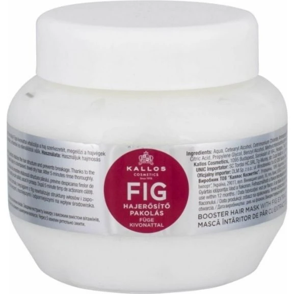 Kallos Fig Booster Hair Mask Maska z figami 275ml
