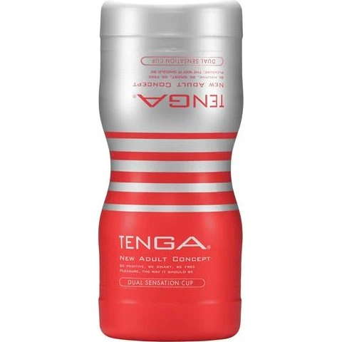 TENGA Dual Sensation Cup Medium - jednorazowy masturbator