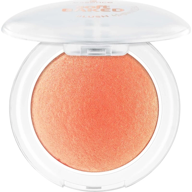 essence Soft Baked Blush 20 Peach Please - Wypiekany róż do policzków