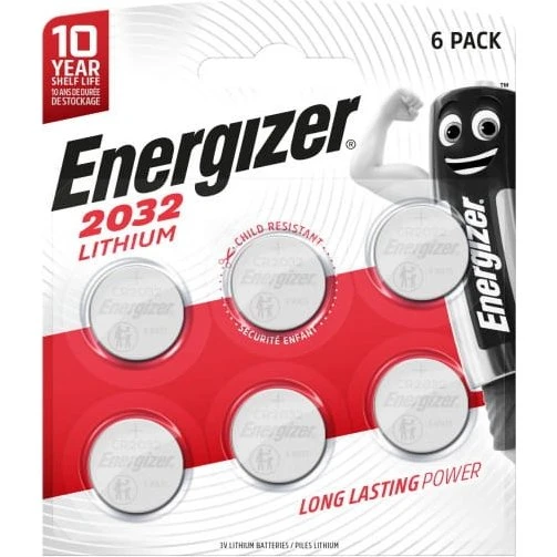 Energizer CR2032 6 szt. bateria litowa 3V