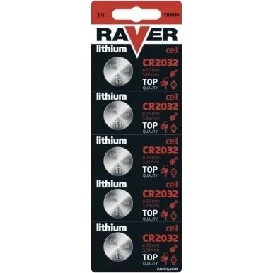 Raver Bateria CR2032 5 szt. (blister)