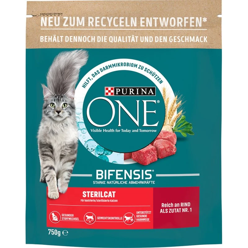 Purina ONE SterilCat Wołowina - 2 x 750 g