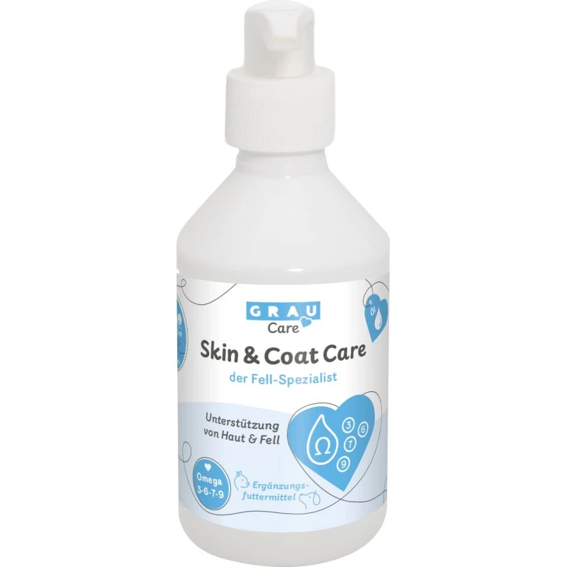 GRAU Skin & Coat Care - Suplement Omega 3, 6, 7 i 9 (250 ml)