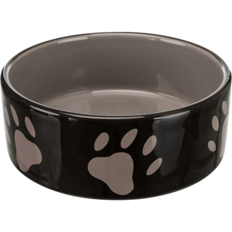 Trixie ceramiczna miska z motywem łapek, 0,8 l, Ø 16 cm