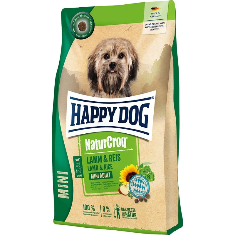 Happy Dog NaturCroq Mini Adult Jagnięcina i Ryż 4 kg