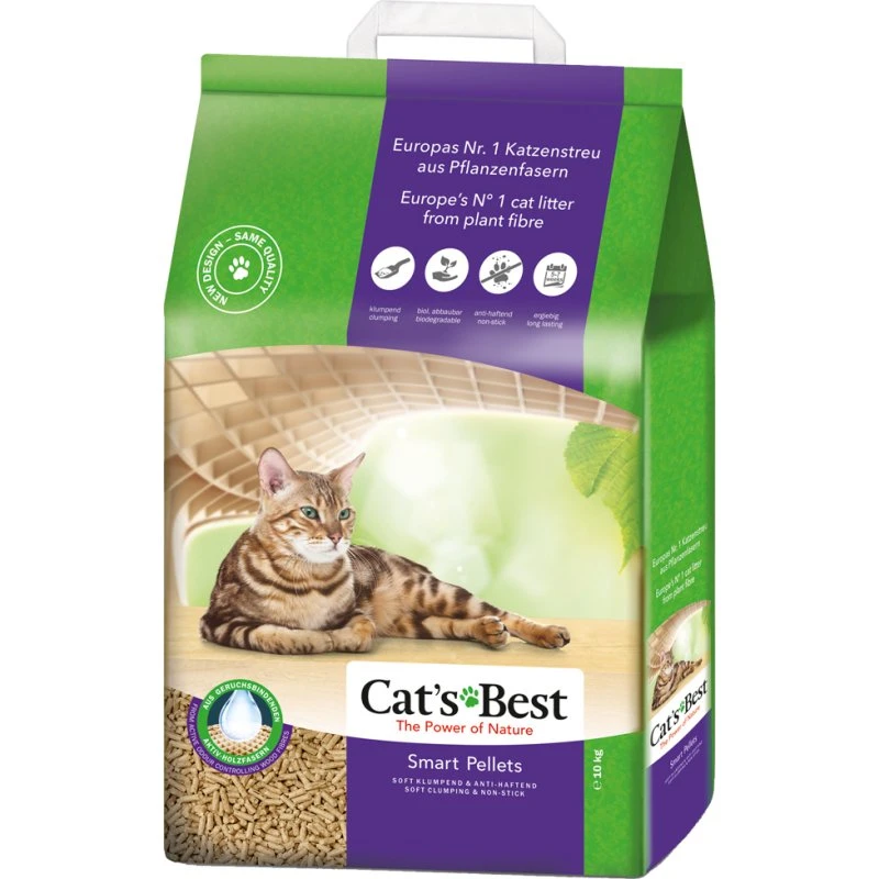 Cat's Best Smart Pellets żwirek zbrylający się, 20 l (10 kg)