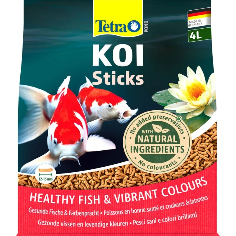 TetraPond Koi Sticks – Pokarm dla karpi koi, 2 x 4 l
