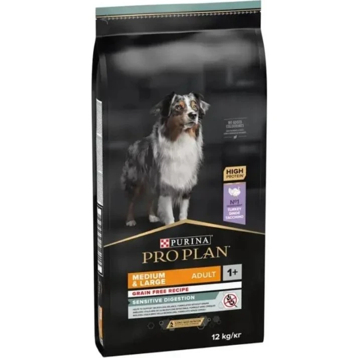 Purina Pro Plan Adult Medium & Large OPTIDIGEST Bez zbóż 12 kg