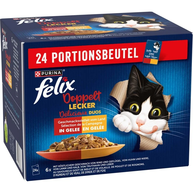 Felix Doppelt Lecker Urozmaicone wiejskie smaki 24x85 g