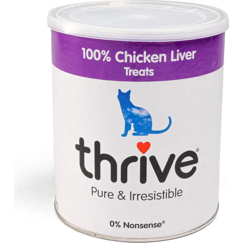 Thrive! Liofilizowane przysmaki dla kota, wątróbka z kurczaka, 135 g