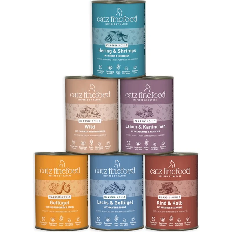 Catz Finefood Pakiet mieszany I, 12 x 400 g